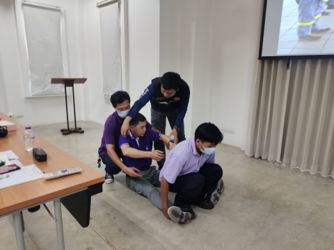 การอบรมเชิงปฏิบัติการการฝึกซ้อมตามแผนฉุกเฉินเพื่อป้องกันและระงับเหตุอัคคีภัยและแผ่นดินไหว ประจำปีงบประมาณ 2566
