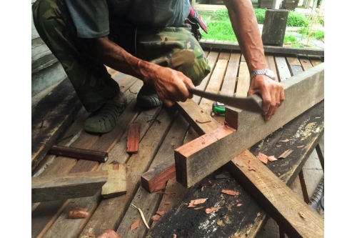 เทคนิคการบากไม้ - Making wood joints technique