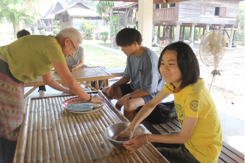 กิจกรรมบูรณาการความร่วมมือด้านศิลปวัฒนธรรมสำหรับนักศึกษาจาก Momoyama Kakuin University ประเทศญี่ปุ่น