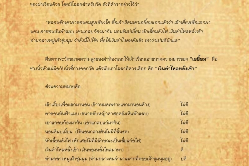 พิธีกรรมเเละความเชื่อการปลูกเรือนล้านนา(65) - 27 มกราคม 2563