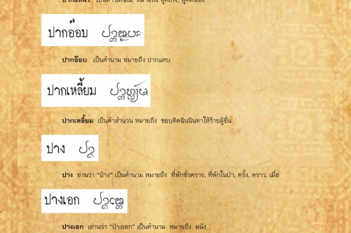 ปากเเหลว ป่างกะด่าง - 14 มกราคม 2563