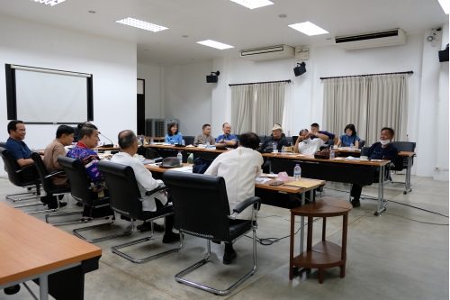 การประชุมคณะกรรมการคัดเลือกผู้สมควรได้รับรางวัลภูมิแผ่นดินปิ่นล้านนามหาวิทยาลัยเชียงใหม่ ประจำปี พ.ศ. 2562