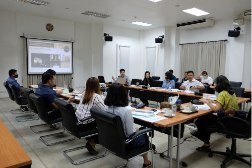 การประชุมคณะกรรมการตรวจรับพัสดุงานจ้างตกแต่งห้องนิทรรศการเพื่อรองรับการจัดแสดงแบบ Mapping และครุภัณฑ์ประกอบ