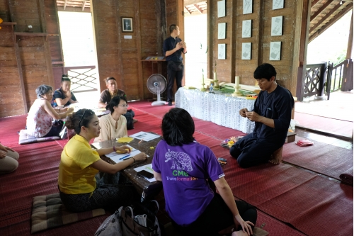 อบรมหลักสูตรระยะสั้นการทำเทียนในพิธีกรรม (ทำต้นผึ้งเเละต้นเทียน) วันที่ 30 กรกฎาคม 2563