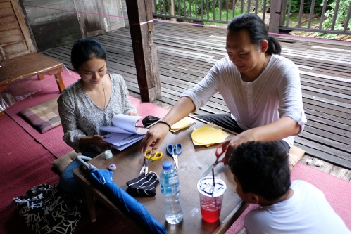 อบรมหลักสูตรระยะสั้นการทำเทียนในพิธีกรรม (ทำต้นผึ้งเเละต้นเทียน) วันที่ 30 กรกฎาคม 2563