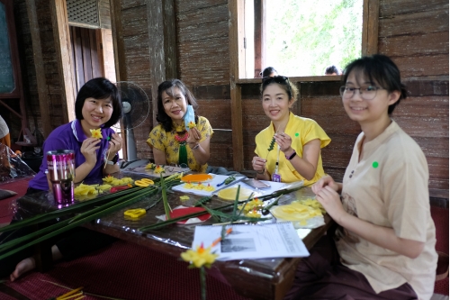 อบรมหลักสูตรระยะสั้นการทำเทียนในพิธีกรรม (ทำต้นผึ้งเเละต้นเทียน) วันที่ 30 กรกฎาคม 2563