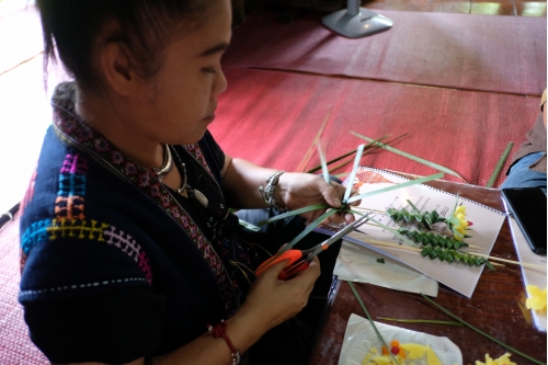 อบรมหลักสูตรระยะสั้นการทำเทียนในพิธีกรรม (ทำต้นผึ้งเเละต้นเทียน) วันที่ 30 กรกฎาคม 2563