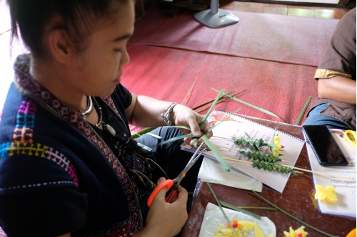 อบรมหลักสูตรระยะสั้นการทำเทียนในพิธีกรรม (ทำต้นผึ้งเเละต้นเทียน) วันที่ 30 กรกฎาคม 2563