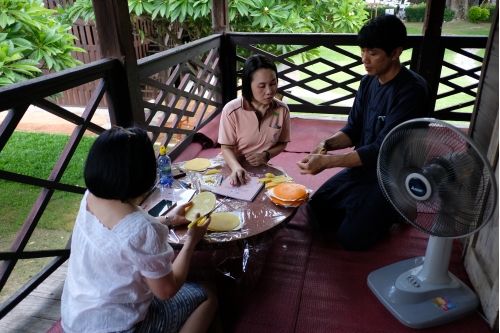 อบรมหลักสูตรระยะสั้นการทำเทียนในพิธีกรรม (ทำต้นผึ้งเเละต้นเทียน) วันที่ 30 กรกฎาคม 2563