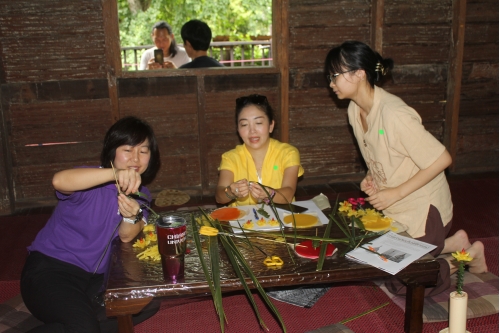 อบรมหลักสูตรระยะสั้นการทำเทียนในพิธีกรรม (ทำต้นผึ้งเเละต้นเทียน) วันที่ 30 กรกฎาคม 2563