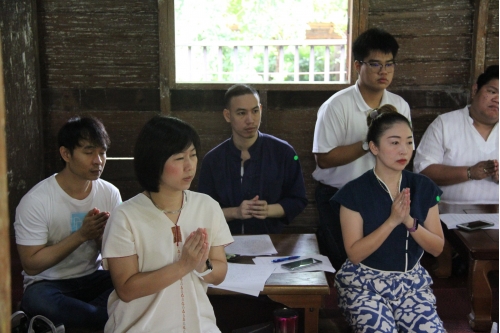 อบรมหลักสูตรระยะสั้นการทำเทียนในพิธีกรรม (การทำเทียนโบราณล้านนา) 