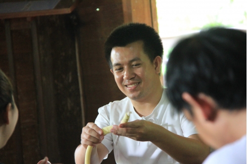 อบรมหลักสูตรระยะสั้นการทำเทียนในพิธีกรรม (การทำเทียนโบราณล้านนา) 