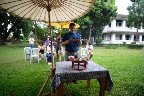 พิธีบอกกล่าววิญญาณผู้ปกปักรักษาเรือนไทลื้อ (หม่อนตุด) และหลองข้าวสารภี เพื่อดำเนินงานโครงการ Conservation of Traditional Lanna Architecture in Chiang Mai ภายใต้ทุนรางวัล AFCP 2019 – 2021