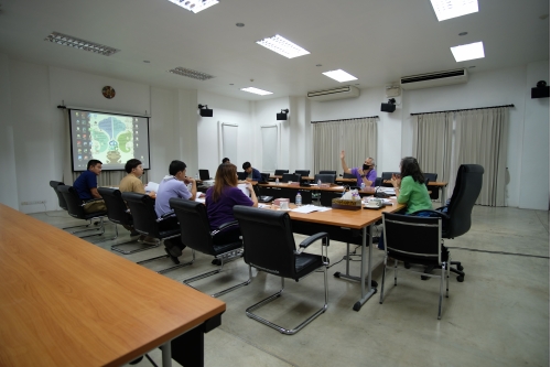 การประชุมคณะกรรมการตรวจรับพัสดุและผู้ควบคุมงาน งานจ้างปรับปรุงซ่อมแซมเรือนไทลื้อ (หม่อนตุด) ครั้งที่ 1/2563