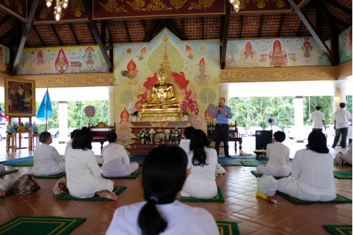 พิธีเปิดโครงการบวชเนกขัมมจาริณี เพื่อถวายเป็นพระราชกุศลเนื่องในโอกาสที่ สมเด็จพระนางเจ้าสิริกิติ์ พระบรมราชินีนาถ พระบรมราชชนนีพันปีหลวง ทรงเจริญพระชนมพรรษา 88 พรรษา 