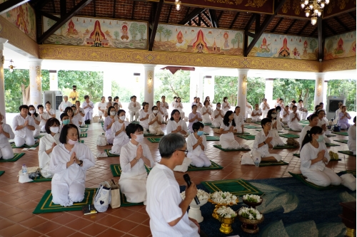 พิธีเปิดโครงการบวชเนกขัมมจาริณี เพื่อถวายเป็นพระราชกุศลเนื่องในโอกาสที่ สมเด็จพระนางเจ้าสิริกิติ์ พระบรมราชินีนาถ พระบรมราชชนนีพันปีหลวง ทรงเจริญพระชนมพรรษา 88 พรรษา 