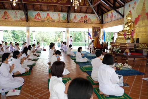 พิธีเปิดโครงการบวชเนกขัมมจาริณี เพื่อถวายเป็นพระราชกุศลเนื่องในโอกาสที่ สมเด็จพระนางเจ้าสิริกิติ์ พระบรมราชินีนาถ พระบรมราชชนนีพันปีหลวง ทรงเจริญพระชนมพรรษา 88 พรรษา 