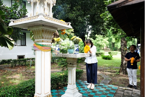 พิธีถอนหลองข้าวสารภี เพื่อดำเนินงานโครงการ Conservation of Traditional Lanna Architecture in Chiang Mai ภายใต้ทุนรางวัล AFCP 2019 – 2021