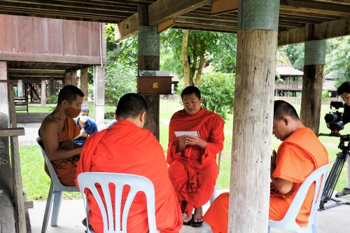 พิธีถอนหลองข้าวสารภี เพื่อดำเนินงานโครงการ Conservation of Traditional Lanna Architecture in Chiang Mai ภายใต้ทุนรางวัล AFCP 2019 – 2021