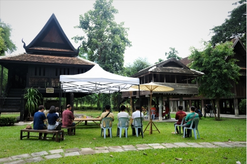 พิธีถอนหลองข้าวสารภี เพื่อดำเนินงานโครงการ Conservation of Traditional Lanna Architecture in Chiang Mai ภายใต้ทุนรางวัล AFCP 2019 – 2021