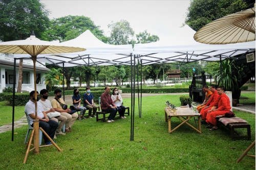 พิธีถอนหลองข้าวสารภี เพื่อดำเนินงานโครงการ Conservation of Traditional Lanna Architecture in Chiang Mai ภายใต้ทุนรางวัล AFCP 2019 – 2021