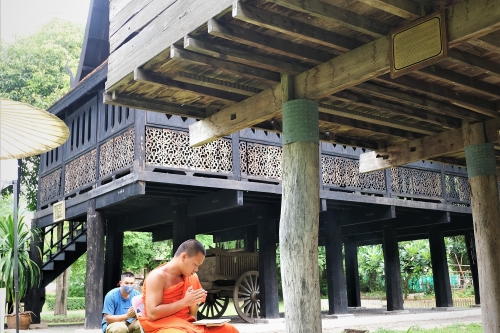 พิธีถอนหลองข้าวสารภี เพื่อดำเนินงานโครงการ Conservation of Traditional Lanna Architecture in Chiang Mai ภายใต้ทุนรางวัล AFCP 2019 – 2021