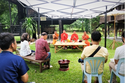 พิธีถอนหลองข้าวสารภี เพื่อดำเนินงานโครงการ Conservation of Traditional Lanna Architecture in Chiang Mai ภายใต้ทุนรางวัล AFCP 2019 – 2021