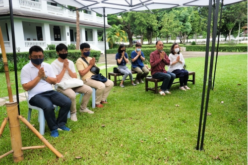 พิธีถอนหลองข้าวสารภี เพื่อดำเนินงานโครงการ Conservation of Traditional Lanna Architecture in Chiang Mai ภายใต้ทุนรางวัล AFCP 2019 – 2021