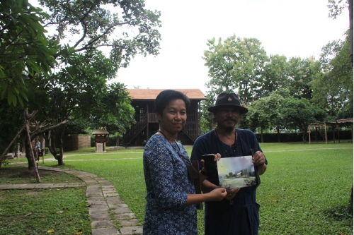 การอบรมหลักสูตรระยะสั้นการวาดภาพสีน้ำภูมิทัศน์และเรือนโบราณล้านนา (การวาดภาพต้นไม้) 