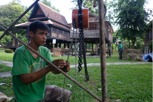 ขอเชิญร่วมศึกษาเรียนรู้เกี่ยวกับการเคลื่อนย้ายหลองข้าวสารภี โดยวิธีการดีดหลองข้าว ณ พิพิธภัณฑ์เรือนโบราณล้านนา มช. 