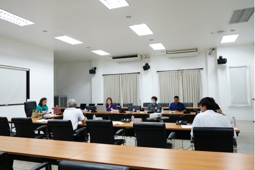 การประชุมคณะกรรมการตรวจรับพัสดุ (กรณีตรวจงานจ้างก่อสร้าง) งานจ้างปรับปรุงซ่อมแซมเรือนไทลื้อ (หม่อนตุด) ครั้งที่ 3/2563 และงานจ้างเคลื่อนย้ายหลองข้าวสารภี ครั้งที่ 1/2563