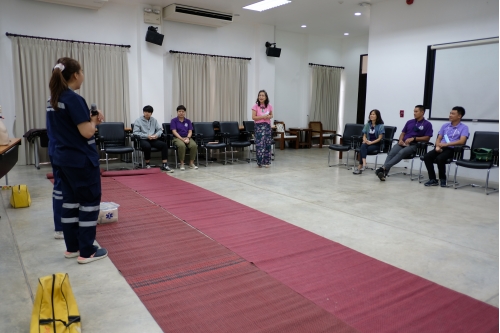 โครงการอบรมการปฐมพยาบาลเบื้องต้น และการช่วยชีวิตขั้นพื้นฐาน 
