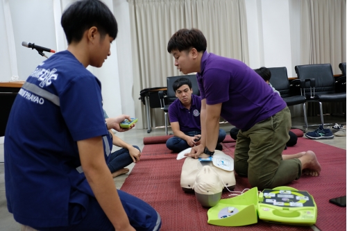 โครงการอบรมการปฐมพยาบาลเบื้องต้น และการช่วยชีวิตขั้นพื้นฐาน 