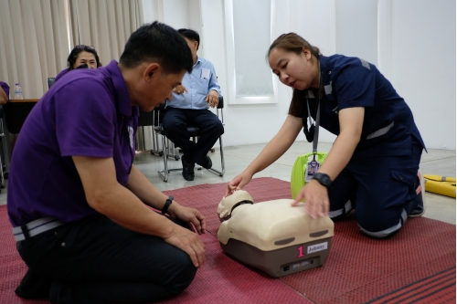 โครงการอบรมการปฐมพยาบาลเบื้องต้น และการช่วยชีวิตขั้นพื้นฐาน 