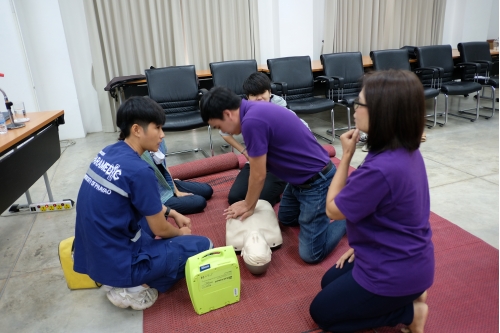 โครงการอบรมการปฐมพยาบาลเบื้องต้น และการช่วยชีวิตขั้นพื้นฐาน 