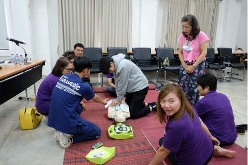 โครงการอบรมการปฐมพยาบาลเบื้องต้น และการช่วยชีวิตขั้นพื้นฐาน 