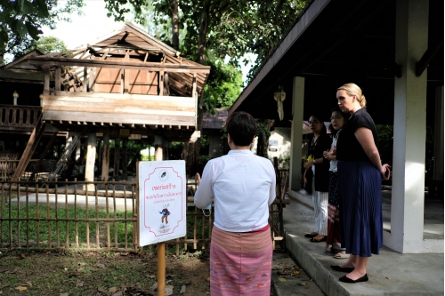 ให้การต้อนรับคุณ Lydia Barraza ผู้ช่วยทูตฝ่ายวัฒนธรรมและการศึกษา สถานเอกอัครราชทูตสหรัฐอเมริกาประจำประเทศไทย