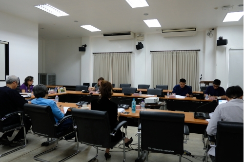 การประชุมคณะกรรมการตรวจรับพัสดุ (กรณีตรวจงานจ้างก่อสร้าง) งานจ้างเคลื่อนย้ายหลองข้าวสารภี ครั้งที่ 2/2563