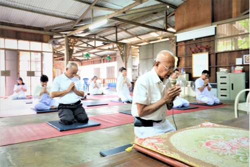 พิธีเปิดโครงการพัฒนาคุณธรรมและจริยธรรม : การฝึกอบรมพัฒนาสติและปัญญา ปีที่ 26 ประจำปี 2563