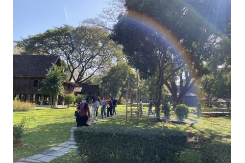 ภาควิชาบรรณารักษศาสตร์และสารสนเทศ คณะมนุษยศาสตร์ มหาวิทยาลัยเชียงใหม่ เข้าทัศนศึกษาพิพิธภัณฑ์เรือนโบราณล้านนา มช.