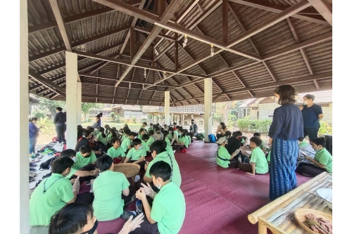 คณะครูและนักเรียนจากโรงเรียนต้นกล้า เข้าทัศนศึกษาและทำกิจกรรมศิลปวัฒนธรรม ณ พิพิธภัณฑ์เรือนโบราณล้านนา มช.  