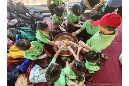 คณะครูและนักเรียนจากโรงเรียนต้นกล้า เข้าทัศนศึกษาและทำกิจกรรมศิลปวัฒนธรรม ณ พิพิธภัณฑ์เรือนโบราณล้านนา มช.  