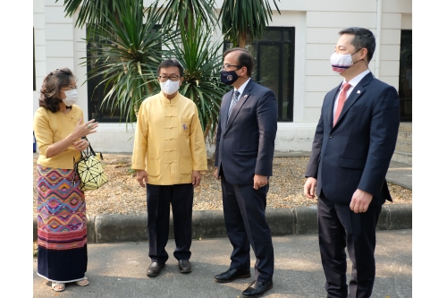 ร่วมต้อนรับอุปทูตรักษาการเอกอัครราชทูตสหรัฐอเมริกาประจำประเทศไทย และคณะ