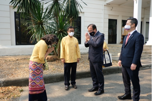 ร่วมต้อนรับอุปทูตรักษาการเอกอัครราชทูตสหรัฐอเมริกาประจำประเทศไทย และคณะ