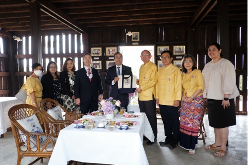 ร่วมต้อนรับอุปทูตรักษาการเอกอัครราชทูตสหรัฐอเมริกาประจำประเทศไทย และคณะ