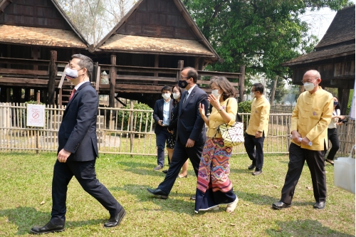 ร่วมต้อนรับอุปทูตรักษาการเอกอัครราชทูตสหรัฐอเมริกาประจำประเทศไทย และคณะ