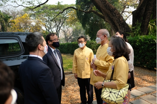 ร่วมต้อนรับอุปทูตรักษาการเอกอัครราชทูตสหรัฐอเมริกาประจำประเทศไทย และคณะ