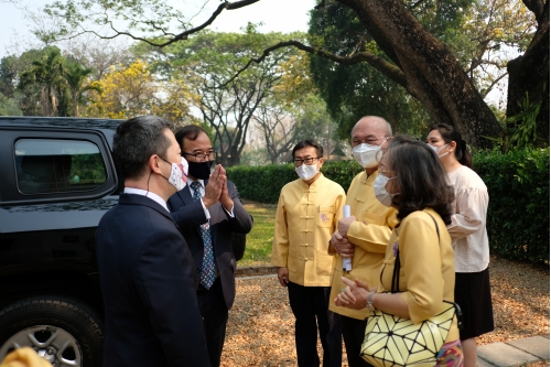 ร่วมต้อนรับอุปทูตรักษาการเอกอัครราชทูตสหรัฐอเมริกาประจำประเทศไทย และคณะ