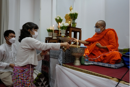 พิธีทำบุญคล้ายวันสถาปนาสำนักส่งเสริมศิลปวัฒนธรรม มหาวิทยาลัยเชียงใหม่