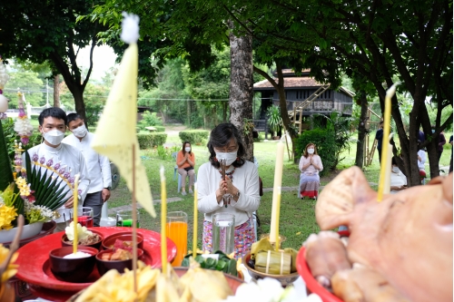 พิธีทำบุญคล้ายวันสถาปนาสำนักส่งเสริมศิลปวัฒนธรรม มหาวิทยาลัยเชียงใหม่